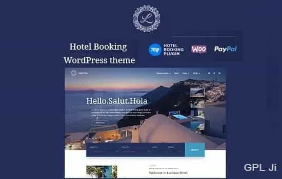 Hotel Booking Theme GPL v2.8 | Resort | Hotel | Accommodation Theme